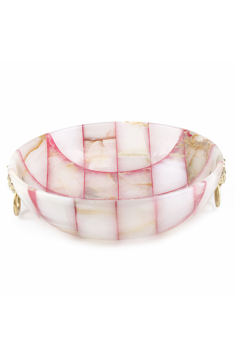 Luna mosaic bowl – Blush