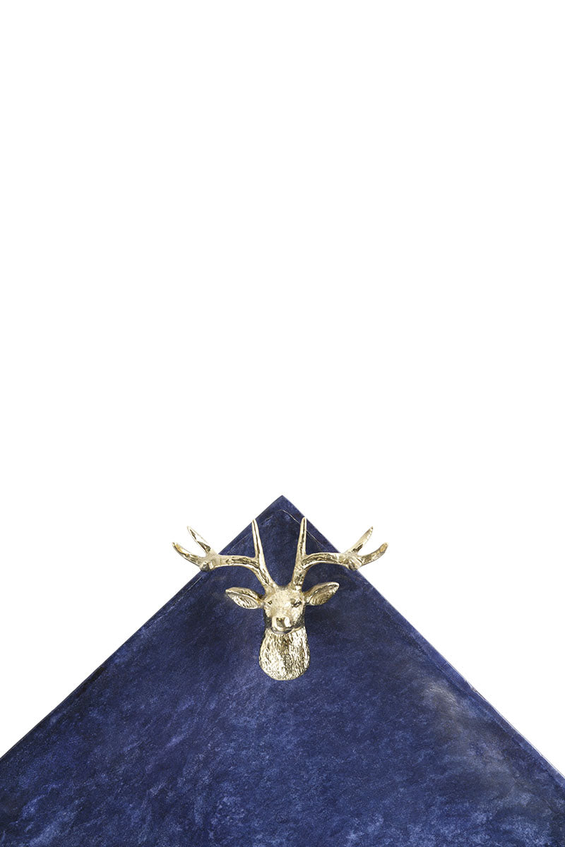 Lapis Platter - Deer or Dragonfly