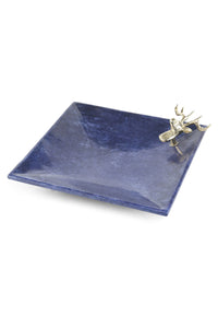 Lapis Platter - Deer or Dragonfly