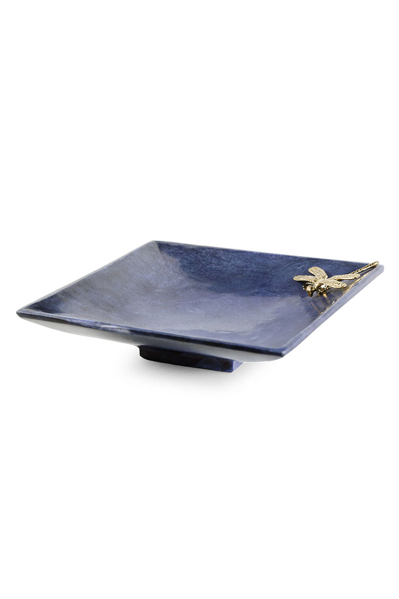 Lapis Platter - Deer or Dragonfly